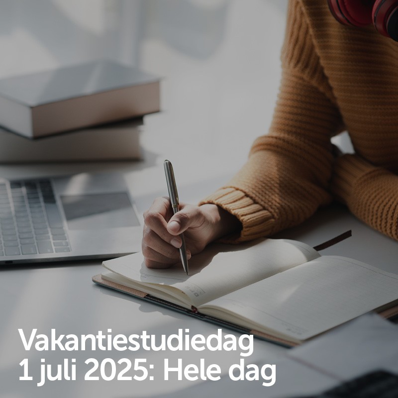 Vakantiestudiedag 1 juli 2025 - Hele dag Vakantiestudiedag 1 juli 2025 - Hele dag