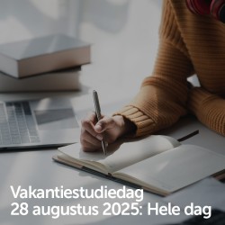 Vakantiestudiedag 28 augustus 2025 - Hele dag