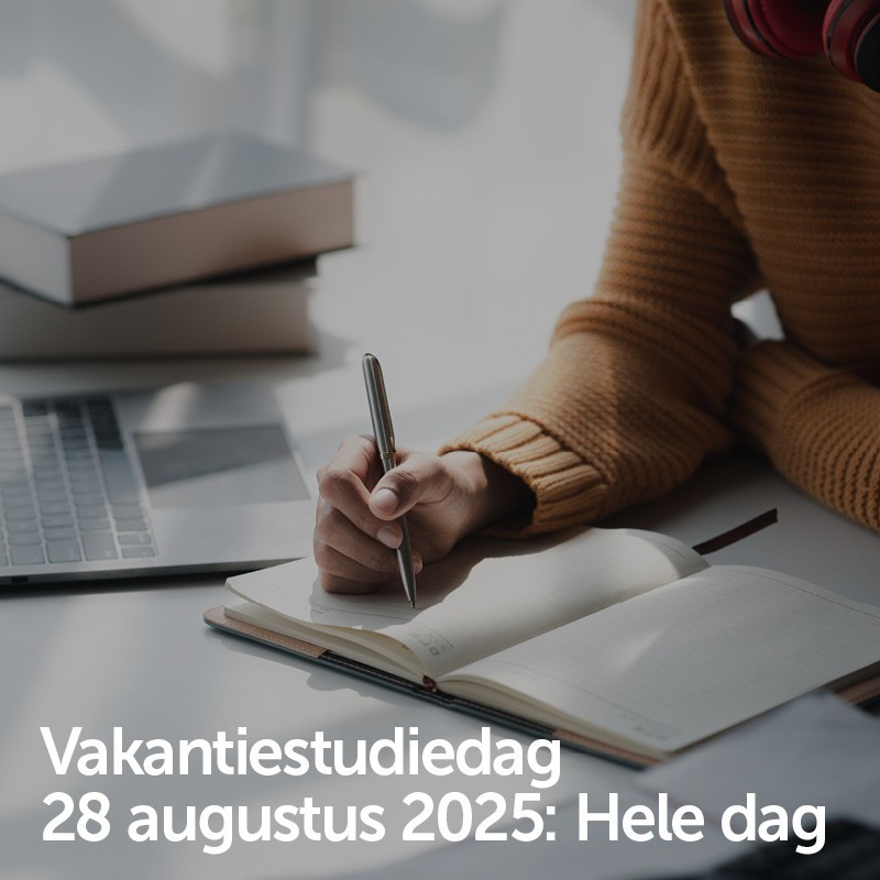 Vakantiestudiedag 28 augustus 2025 - Hele dag