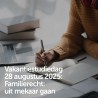 Vakantiestudiedag 28 augustus 2025 - Familierecht: uit mekaar gaan