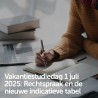 Vakantiestudiedag 1 juli 2025 - Rechtspraak en de nieuwe indicatieve tabel