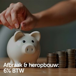 Afbraak & heropbouw: 6% BTW