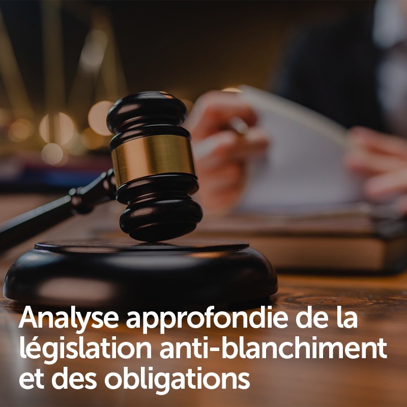 Analyse approfondie de la législation anti-blanchiment et des obligations