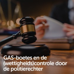 GAS-boetes en de (wettigheids)controle door de politierechter