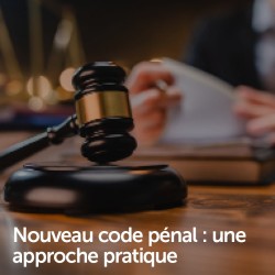 Nouveau code pénal : une approche pratique