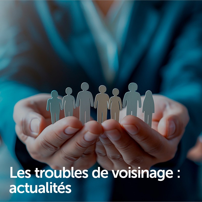 Les troubles de voisinage : actualités