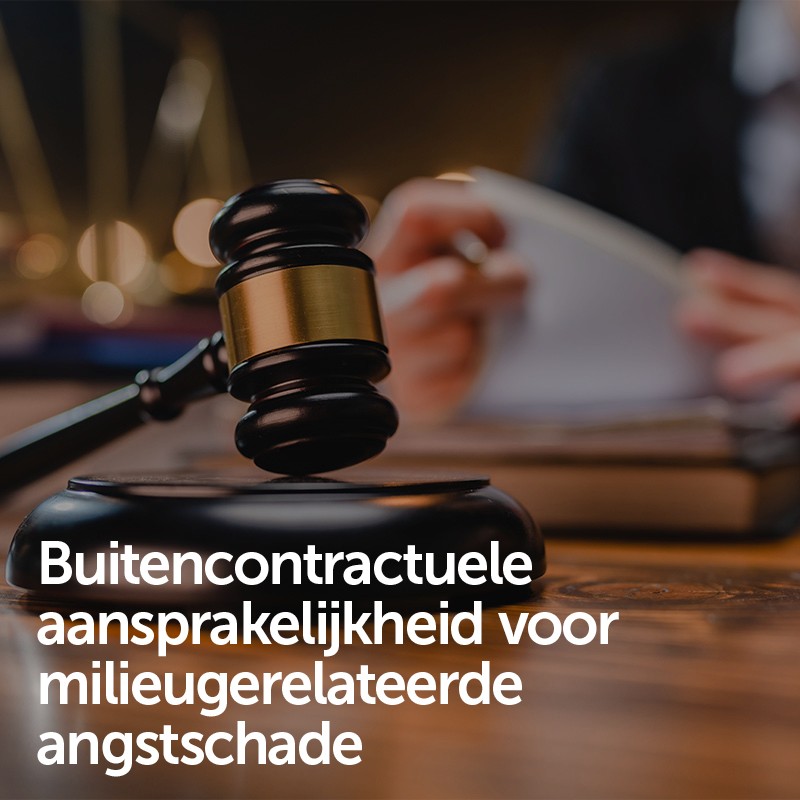 Buitencontractuele aansprakelijkheid voor milieugerelateerde angstschade