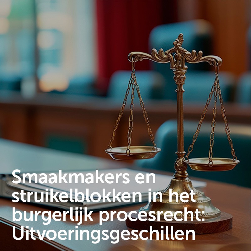 Smaakmakers en struikelblokken in het burgerlijk procesrecht: Uitvoeringsgeschillen