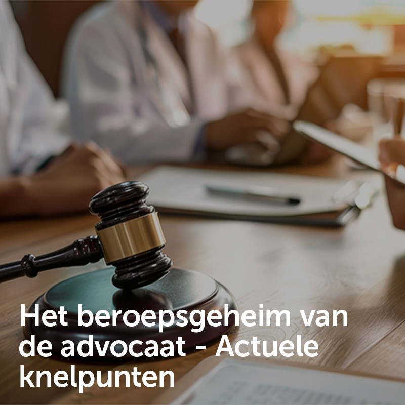 Het beroepsgeheim van de advocaat - Actuele knelpunten